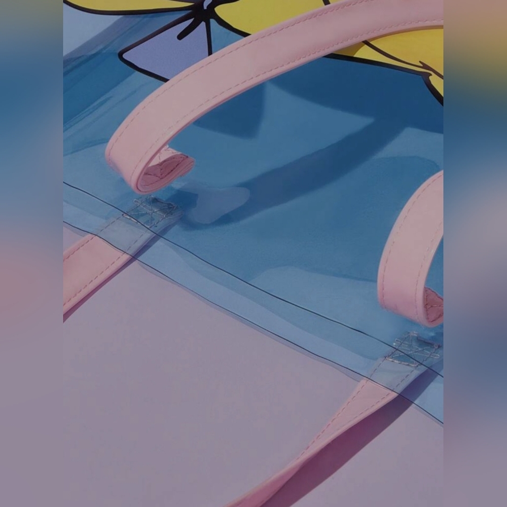 RUGRATS Transparent Tote Bag - Blue and Pink - Picture 6 of 7